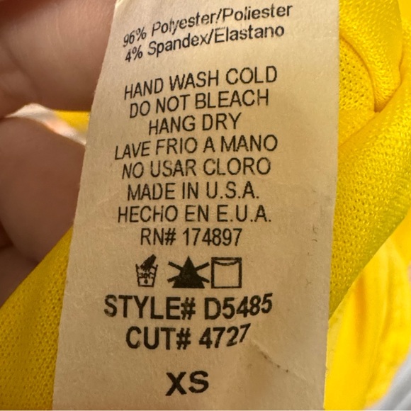 Fashion Nova XS yellow Stay the Night Cowl dress NWT - Picture 4 of 8